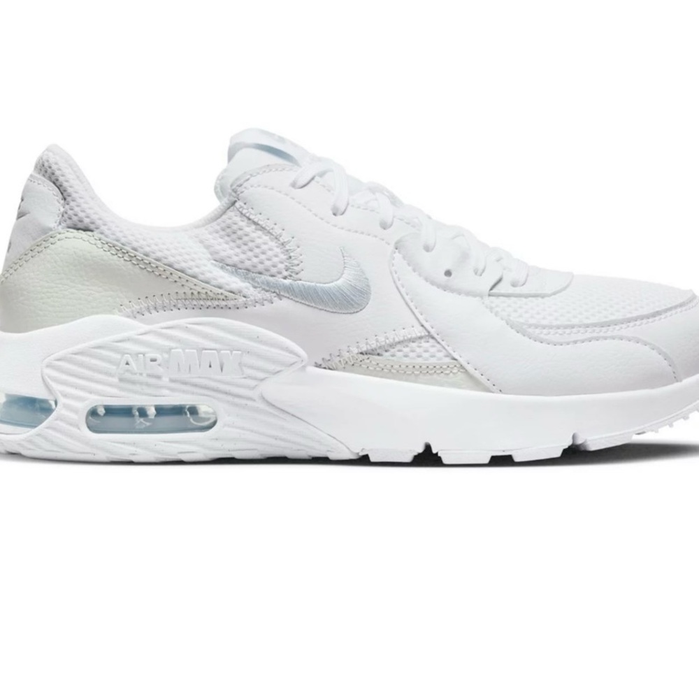 Nike Air Max White and Gray Sneakers